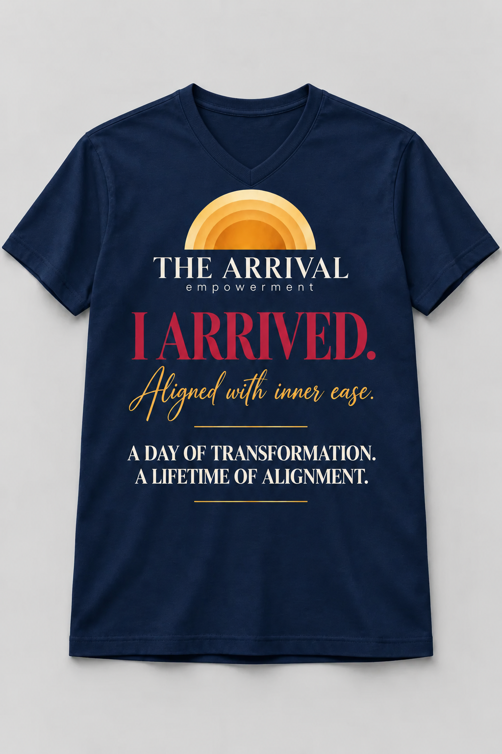 Short Sleeve V-Neck Arrival T-Shirt
